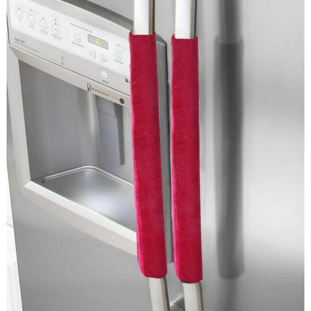4x Refrigerator Door Handle Protect Cover Cloth Fridge Microwave Oven Grip Cover